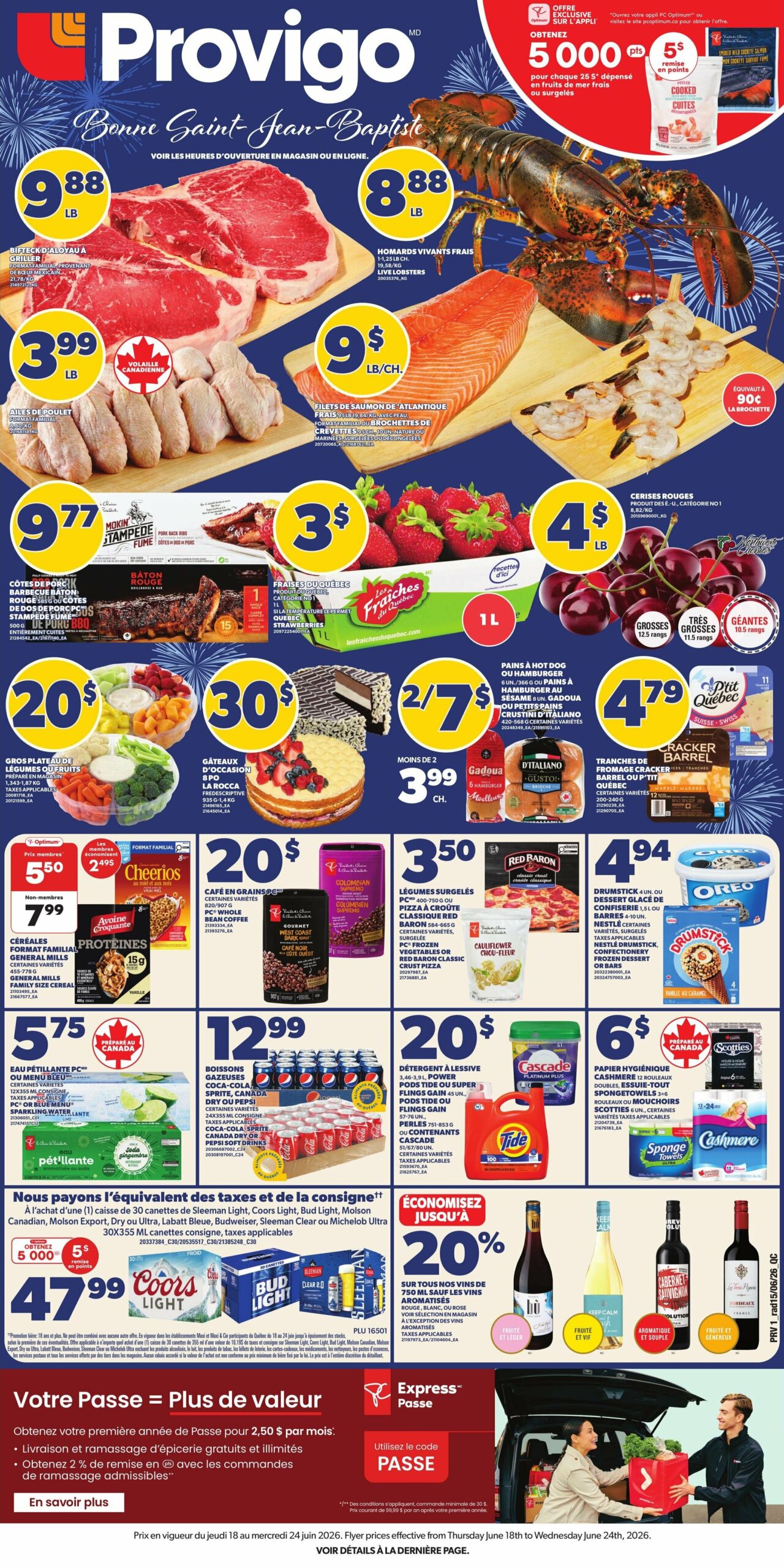 Circulaire Provigo Le Marché Du 18 Au 24 Juin 2026 - Page 1