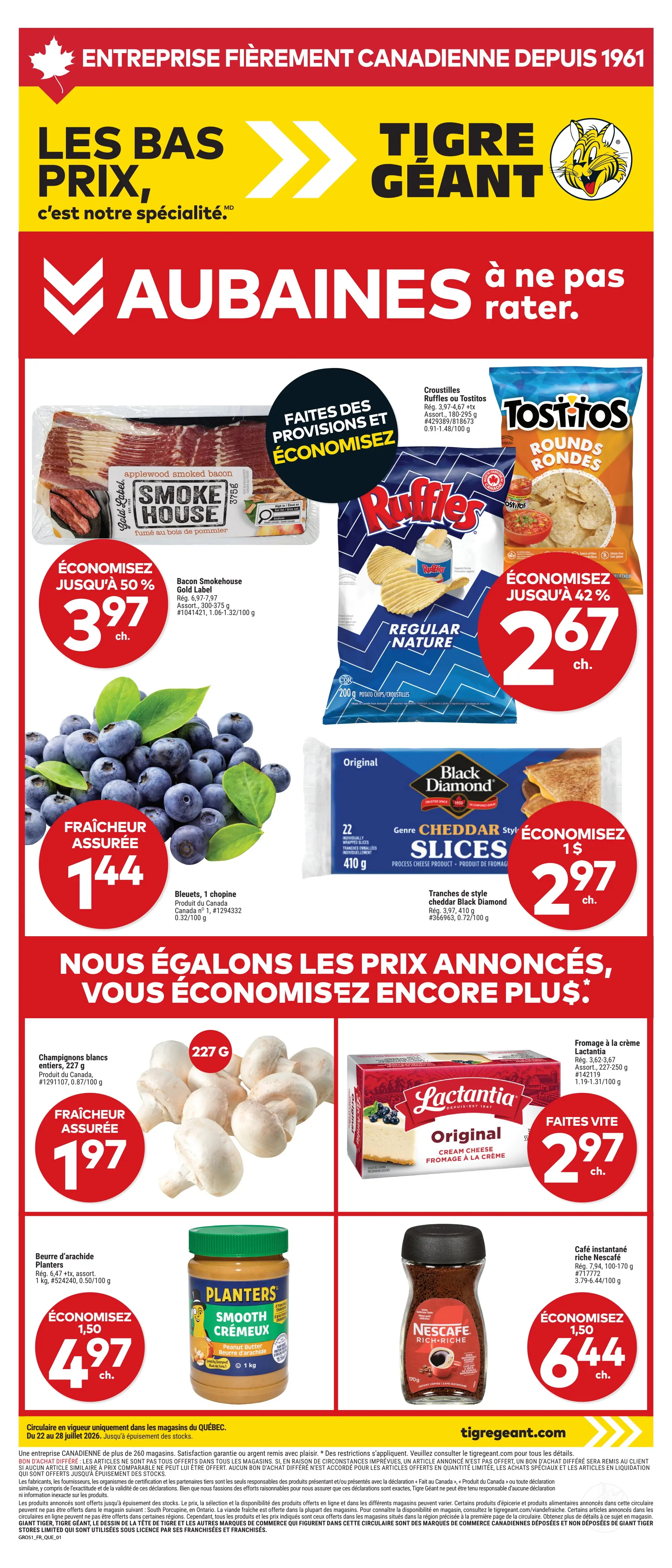 Circulaire Tigre Géant Du 22 Au 28 Juillet 2026 - Page 1