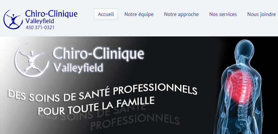 Chiro Clinique Valleyfield En Ligne 