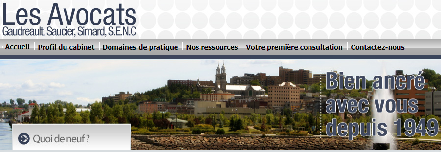 Les Avocats Gaudreault. Saucier, Simard En Ligne 